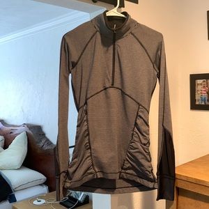 Lululemon half zip running top